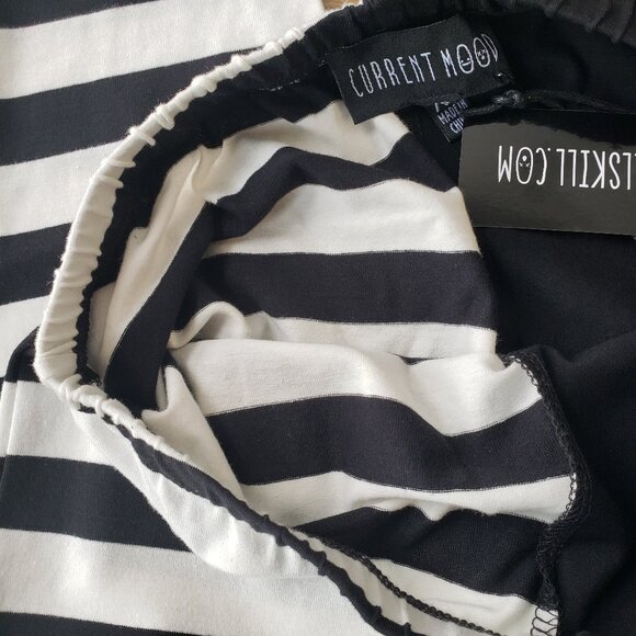 Frankie Monster High Dolls Kill Current Mood Black + White Stripe Leggin… - Picture 6 of 6